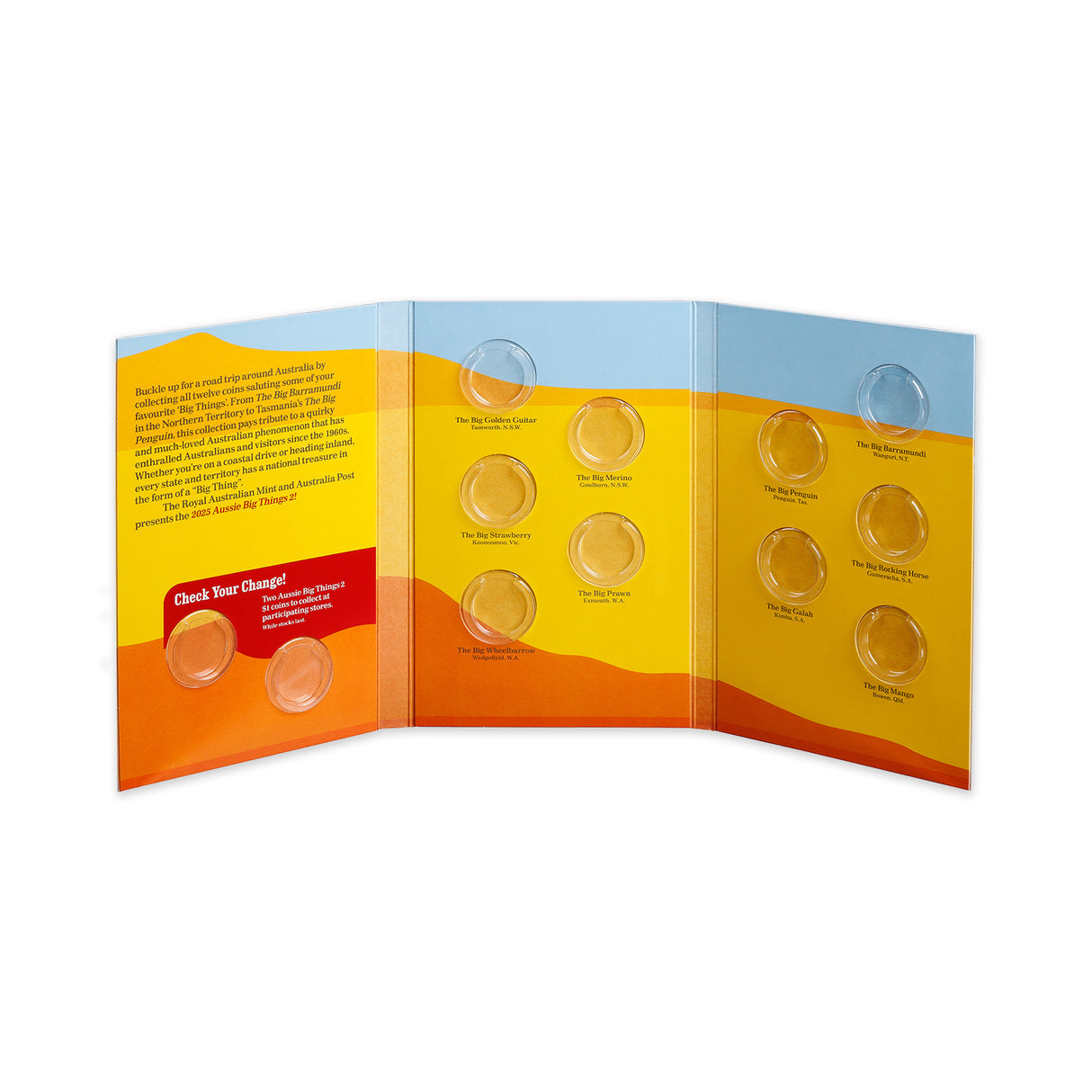 Aussie Big Things 2 2025 $1 Aluminium-Bronze 10-Coin Uncirculated Collection