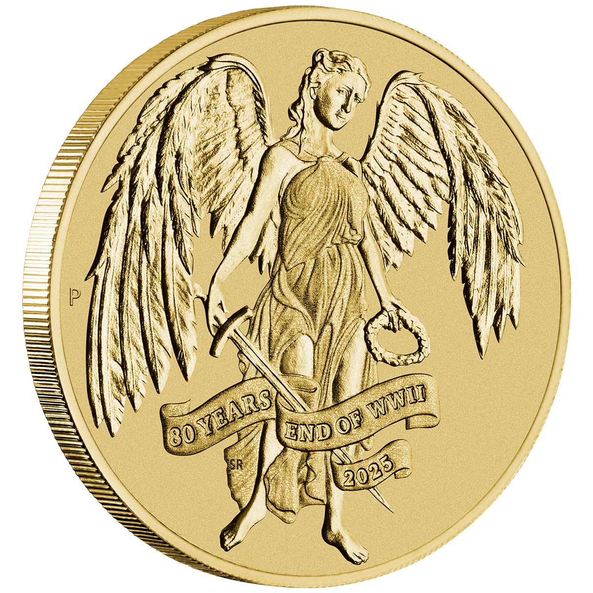 Australia End of WWII 80th Anniversary 2025 $1 Winged Victory 1oz Al-Br Stamp & Coin Cover
