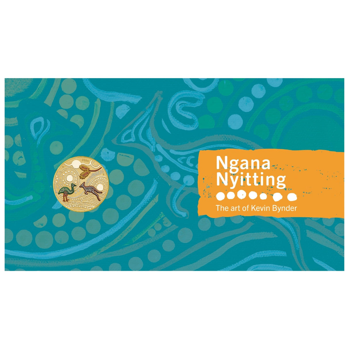 Australia Ngana Nyitting 2025 $1 Green Emu Al-Br Stamp & Coin Cover