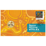 Australia Ngana Nyitting 2025 $1 Green Emu Al-Br Stamp & Coin Cover