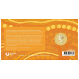 Australia Ngana Nyitting 2025 $1 Green Emu Al-Br Stamp & Coin Cover