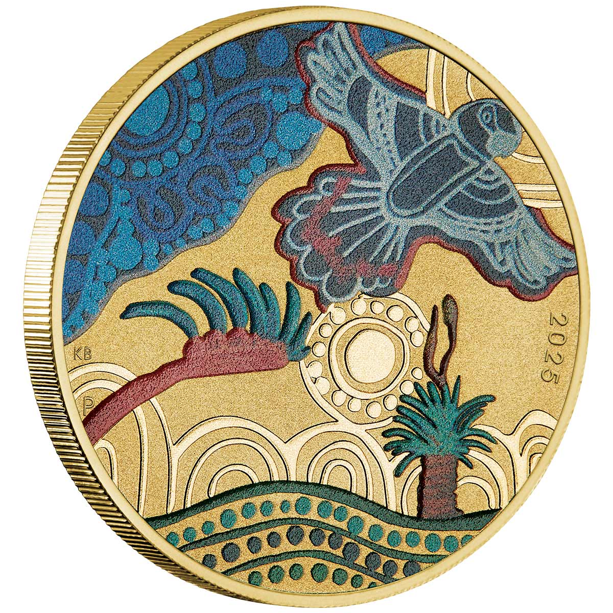 Australia Ngana Nyitting 2025 $1 Black Cockatoo Al-Br Stamp & Coin Cover