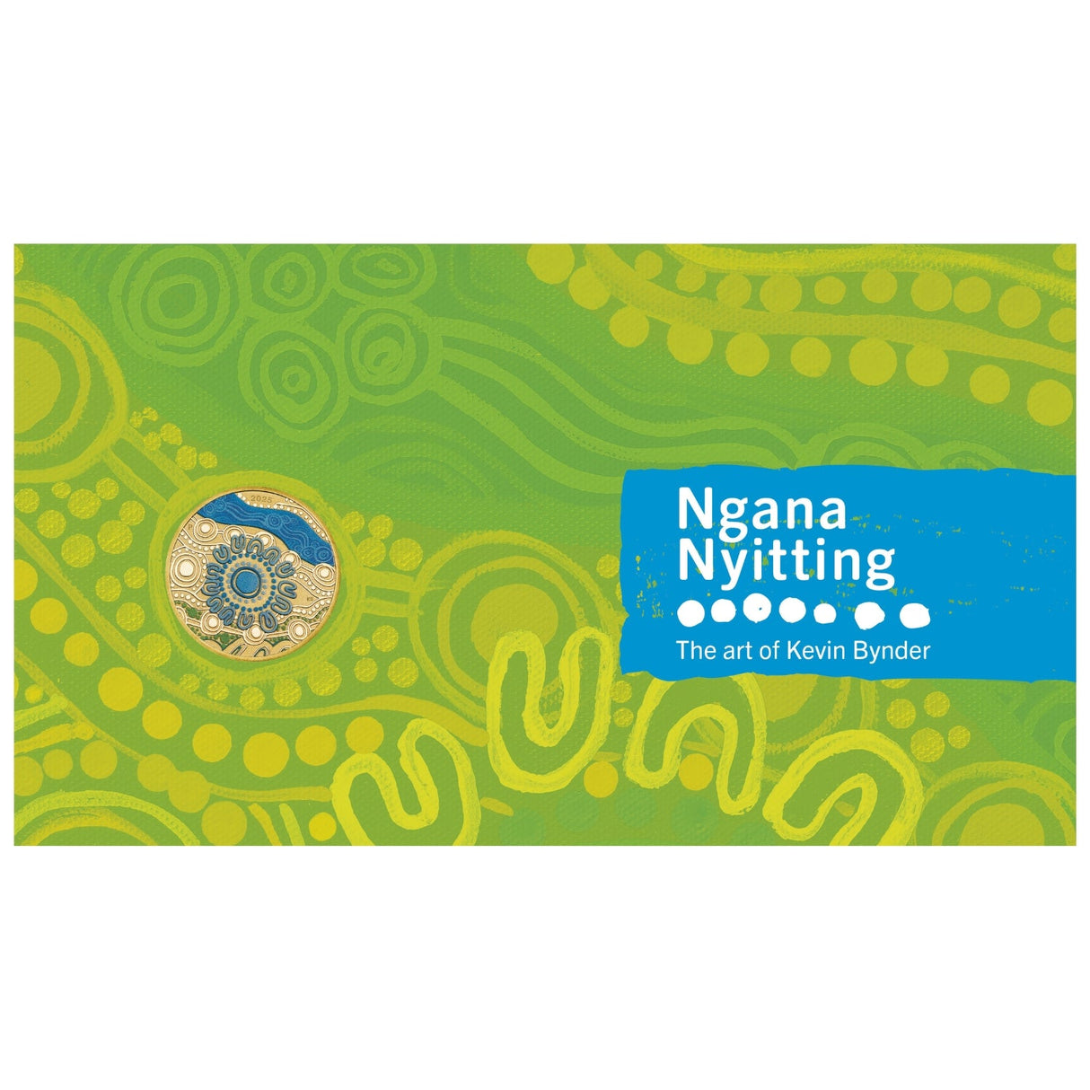 Australia Ngana Nyitting 2025 $1 Blue River Al-Br Stamp & Coin Cover