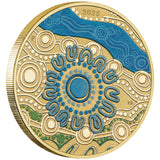 Australia Ngana Nyitting 2025 $1 Blue River Al-Br Stamp & Coin Cover