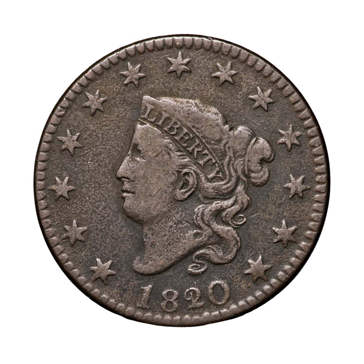 USA 1816-35 Coronet Head Cent Very Good-Very Fine Coin (Date of our choice)