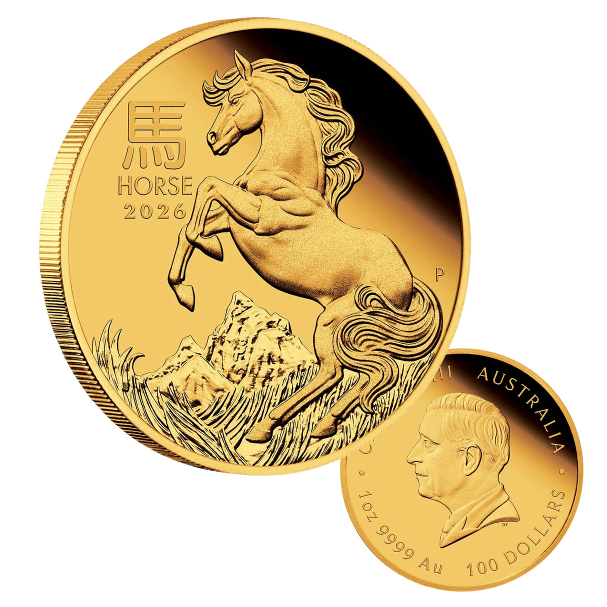 Australia Lunar Year of the Horse 2026 $100 1oz Gold Proof Coin