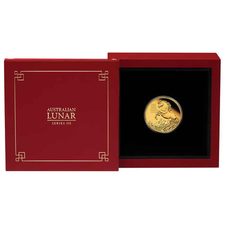 Australia Lunar Year of the Horse 2026 $25 1/4oz Gold Proof Coin