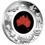 Australia Great Southern Land 2025 $1 Snakeskin Jasper 1oz Silver Proof Coin