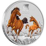 Australia ANDA Hobart Money Expo 2026 25c Colour Year of the Horse 1/4oz Silver Brilliant Uncirculated Coin