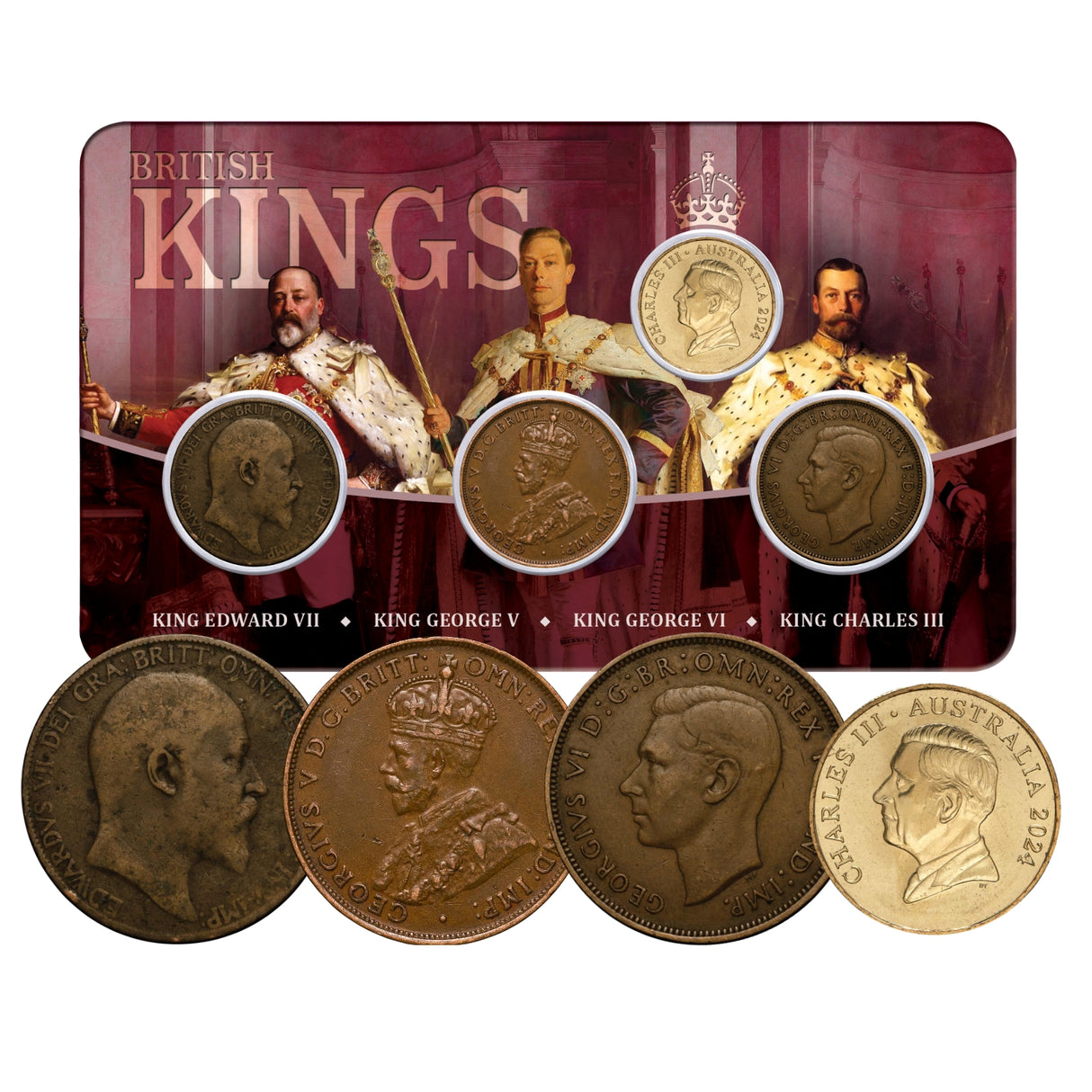 Kings of Federation 4-Coin Set