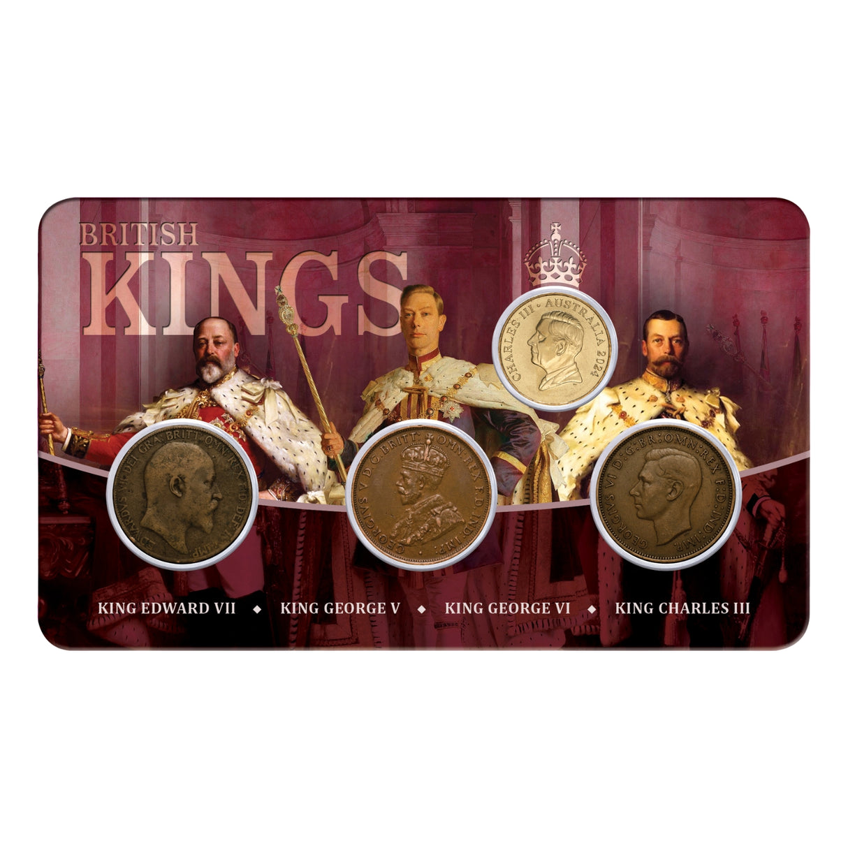 Kings of Federation 4-Coin Set