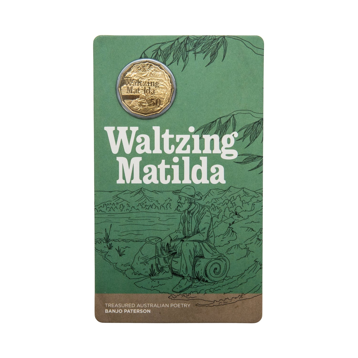 Australia Banjo Paterson 2020 50c Waltzing Matilda Aluminium-Bronze Uncirculated Coin