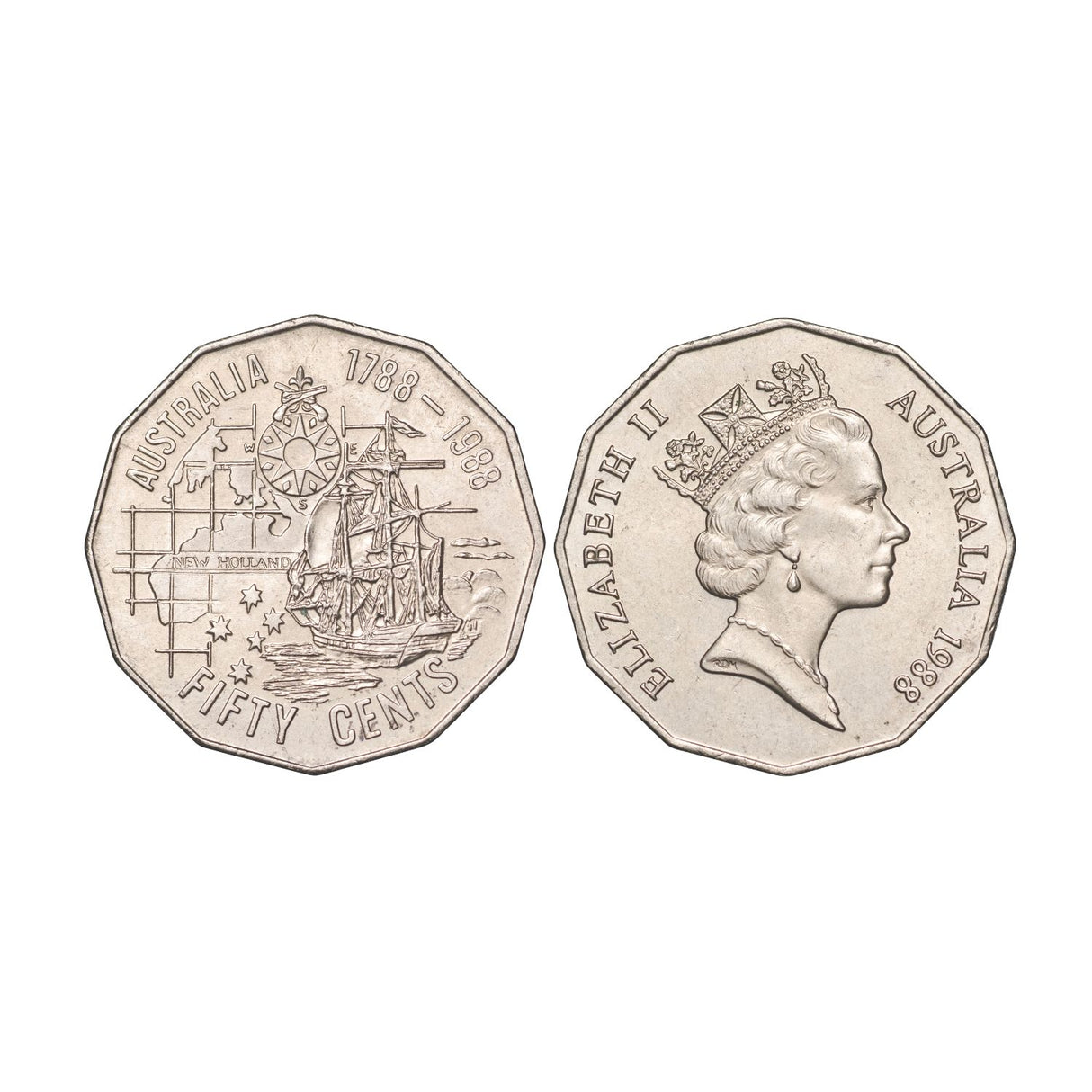 Australia Colonial Maritime 50c 3-Coin Set