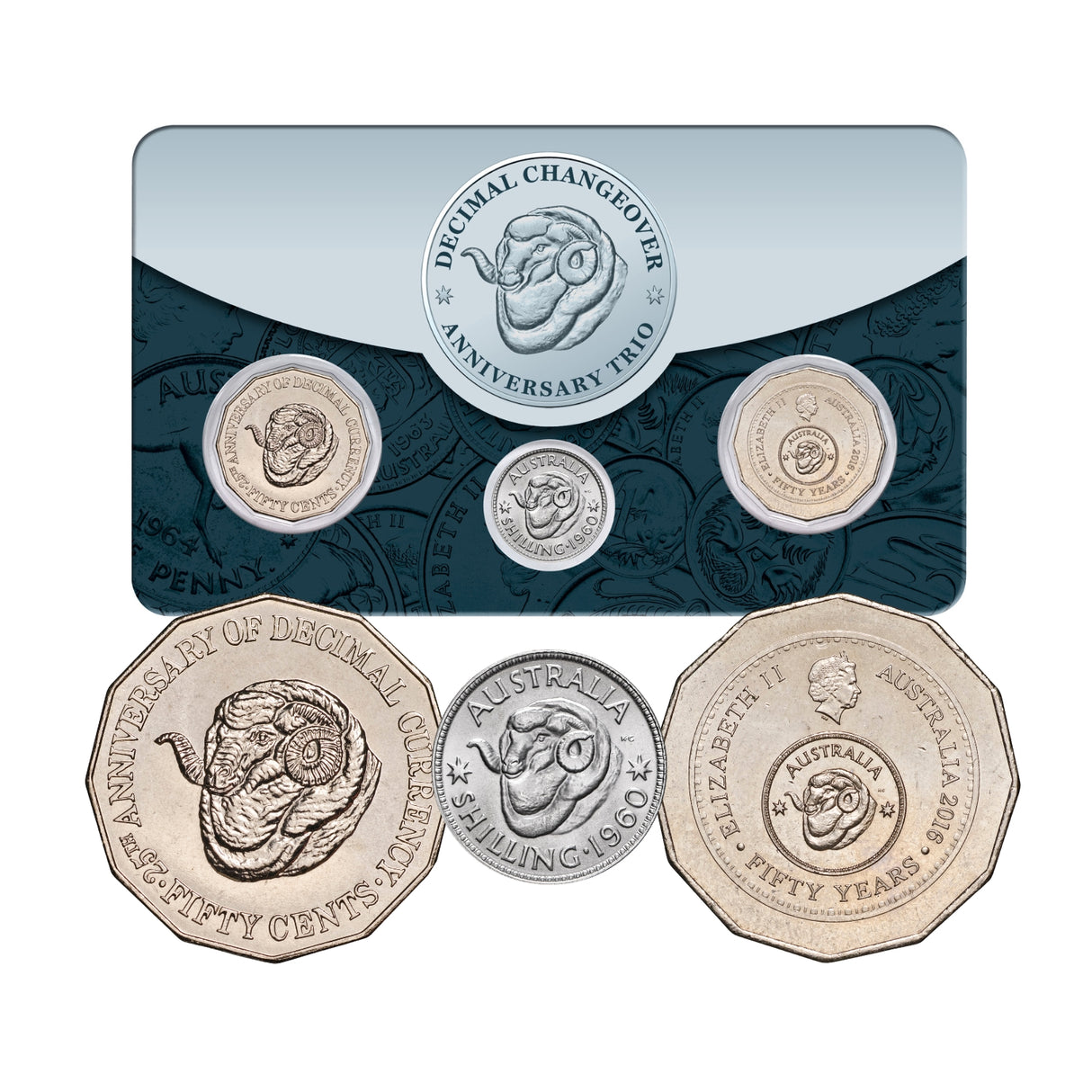 Australia Decimal Changeover 3-Coin Set
