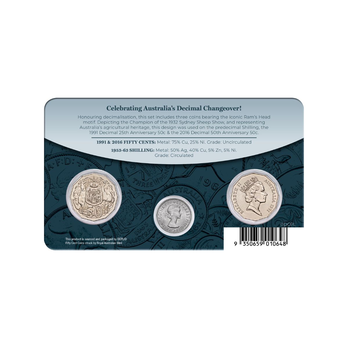 Australia Decimal Changeover 3-Coin Set