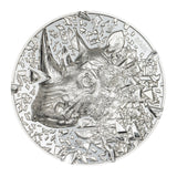 Silver Burst Rhino 2025 $20 3oz Silver Proof Coin