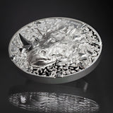 Silver Burst Rhino 2025 $20 3oz Silver Proof Coin