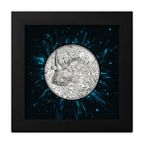Silver Burst Rhino 2025 $20 3oz Silver Proof Coin