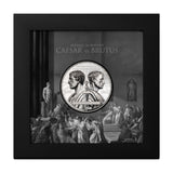 Enemies in History Caesar vs Brutus 2025 1000 Togrog 2oz Silver Proof Coin