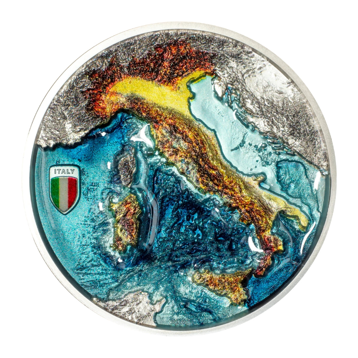 Repubblica Italiana 2025 $10 Ultra High Relief 2oz Silver Proof Coin
