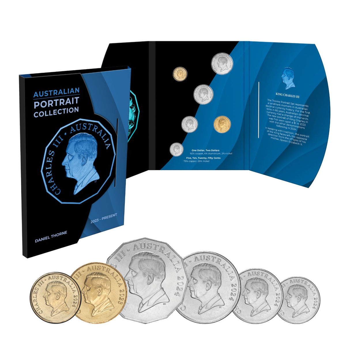Australia Elizabeth II & Charles III 1953-2026 Portraits Collection 39-Coin Bundle