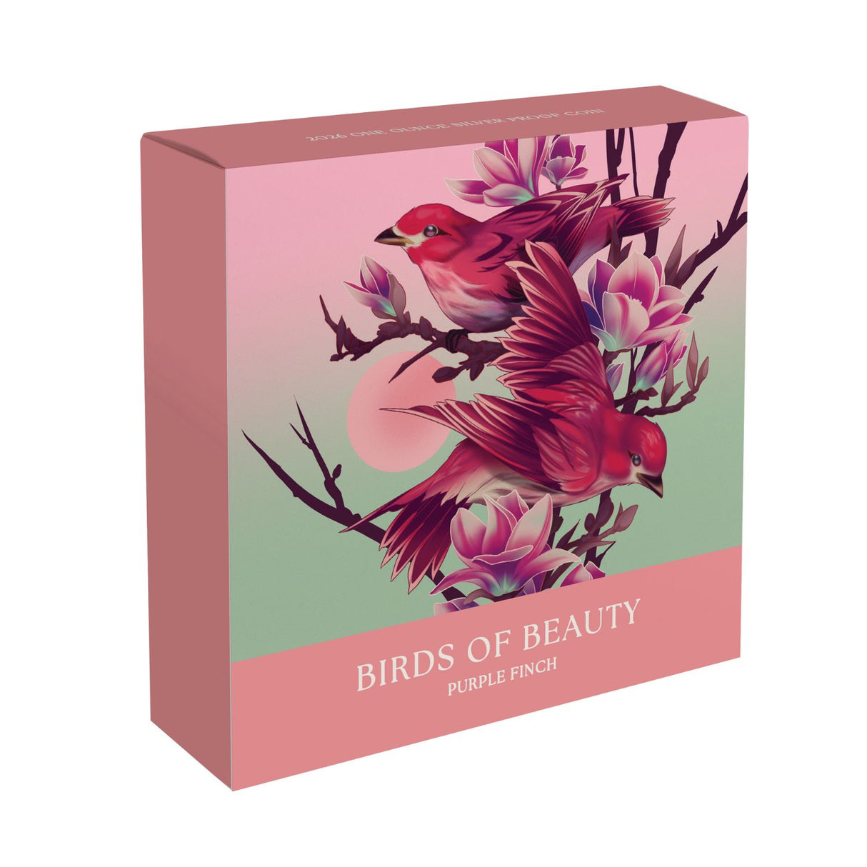 Birds of Beauty 2026 $1 Purple Finch & Magnolias 1oz Silver Proof Coin