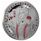 Queen of Hearts 2026 $1 1oz Silver Proof Coin