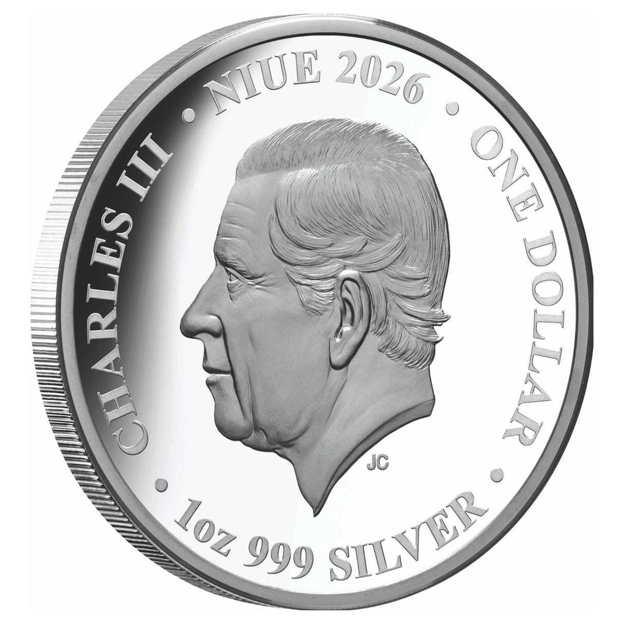 Queen of Hearts 2026 $1 1oz Silver Proof Coin
