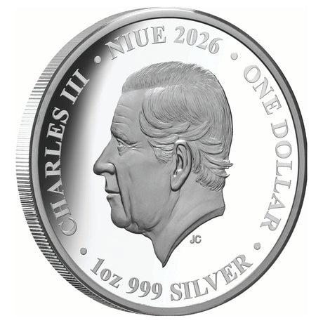 Queen of Hearts 2026 $1 1oz Silver Proof Coin