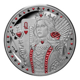 Queen of Hearts 2026 $1 1oz Silver Proof Coin