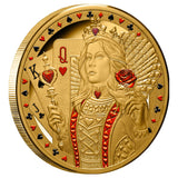 Queen of Hearts 2026 $100 1oz Gold Proof Coin