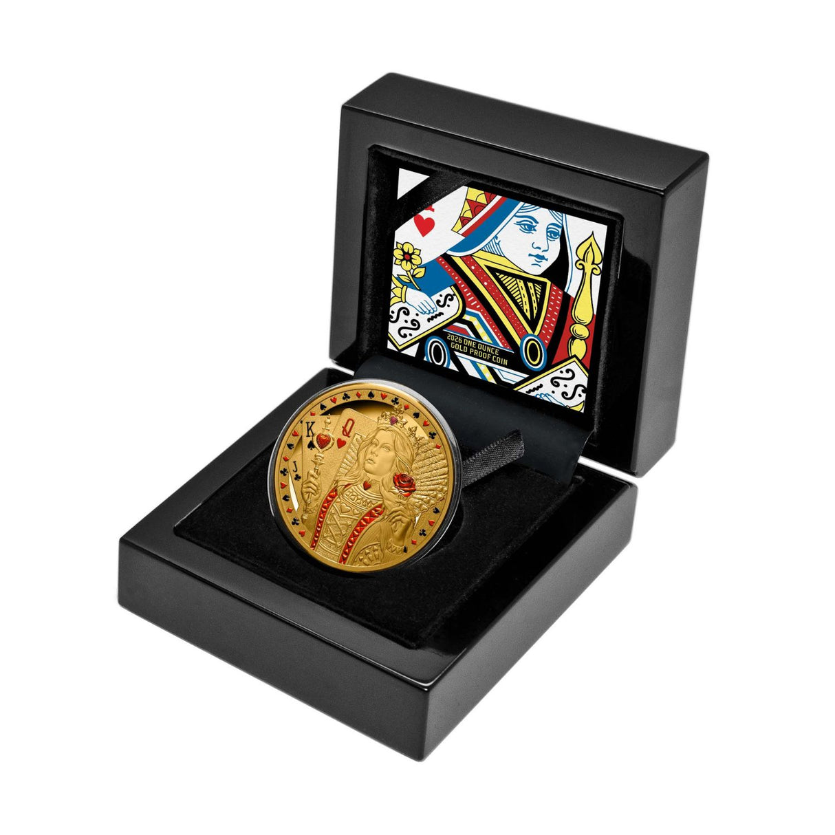 Queen of Hearts 2026 $100 1oz Gold Proof Coin