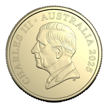 Australia Bluey Christmas 2025 $1 Decoration Colour Aluminium-Bronze Uncirculated Coin