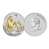 Australia Lunar Year of the Horse 2026 $1 1oz Silver 3-Coin Set