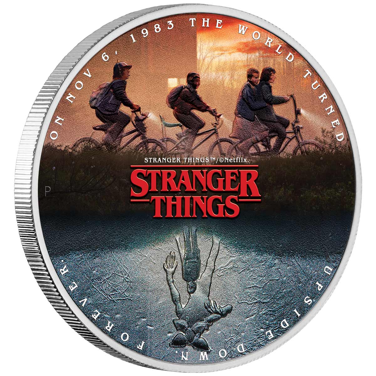 Stranger Things - The Upside Down 2026 $1 Colour 1oz Silver Uncirculated Coin