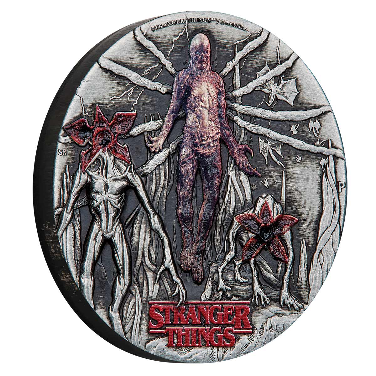 Stranger Things - Villains 2026 $2 Colour 2oz Silver Antique Coin