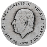 Stranger Things - Villains 2026 $2 Colour 2oz Silver Antique Coin