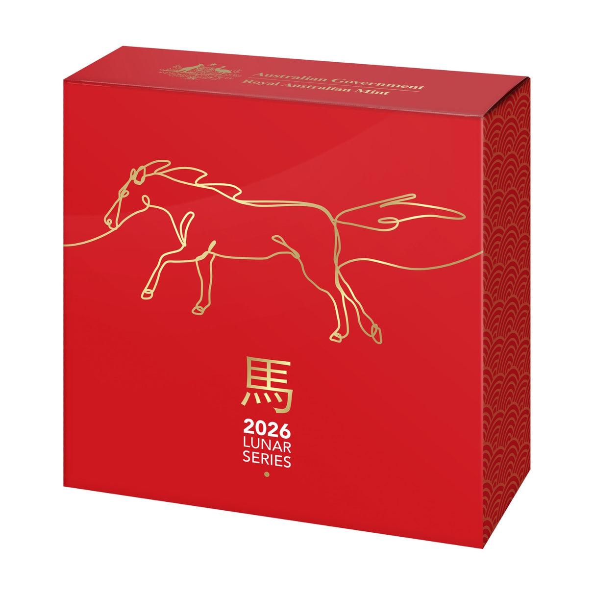 Australia Lunar Year of the Horse 2026 $5 Domed 1oz Silver Proof Coin