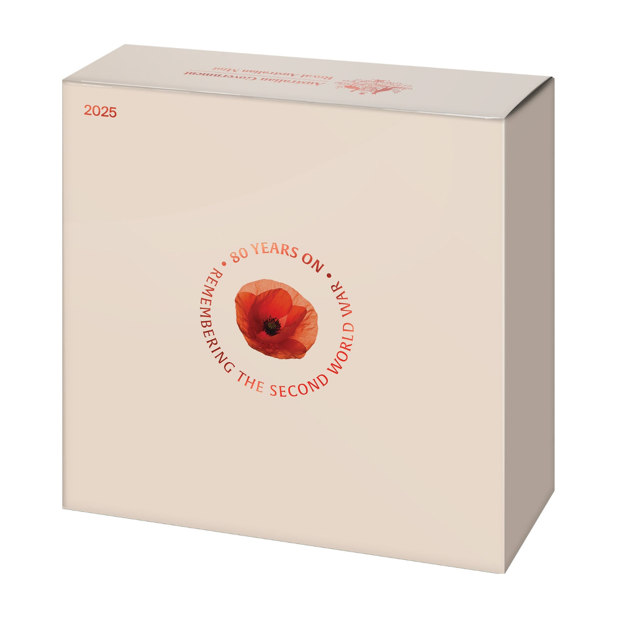 Australia WWII 80th Anniversary Poppy Wreath 2025 $2 C Mintmark Silver Proof Coin