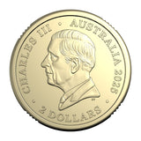 Australia WWII 80th Anniversary Poppy Wreath 2025 $2 C Mintmark Aluminium-Bronze Uncirculated Coin
