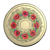 Australia WWII 80th Anniversary Poppy Wreath 2025 $2 C Mintmark Aluminium-Bronze Uncirculated Coin