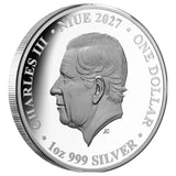 Lunar Year of the Goat 2027 $1 1oz Silver Proof Coin