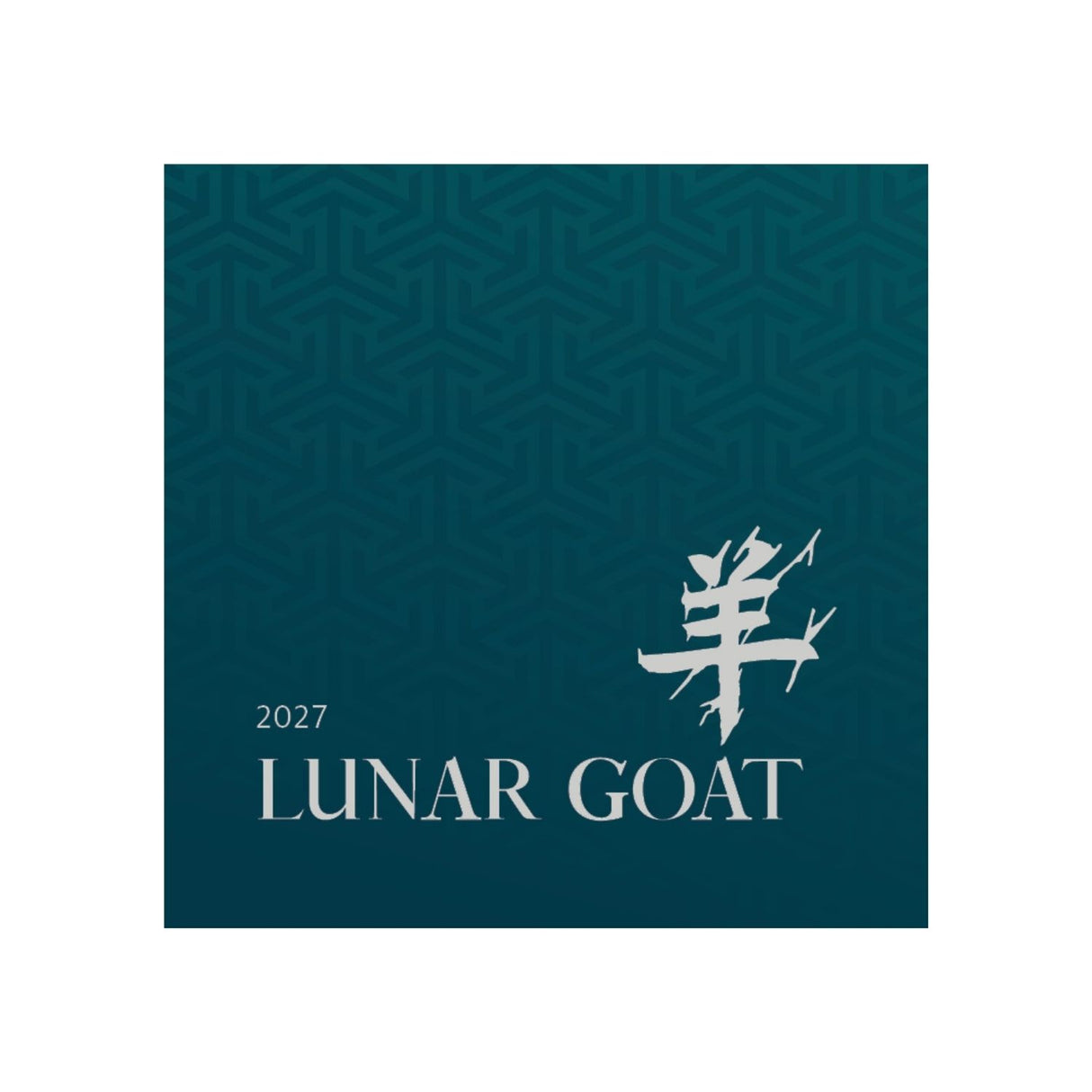 Lunar Year of the Goat 2027 $1 1oz Silver Proof Coin