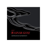 Lunar Year of the Goat 2027 5oz $10 Gold-plated Silver Black Proof Coin