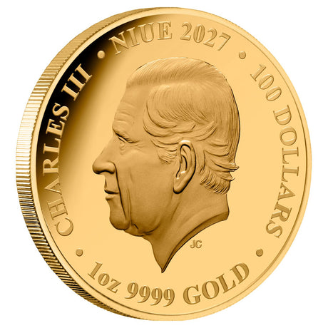 Lunar Year of the Goat 2027 $100 1oz Gold Proof Coin