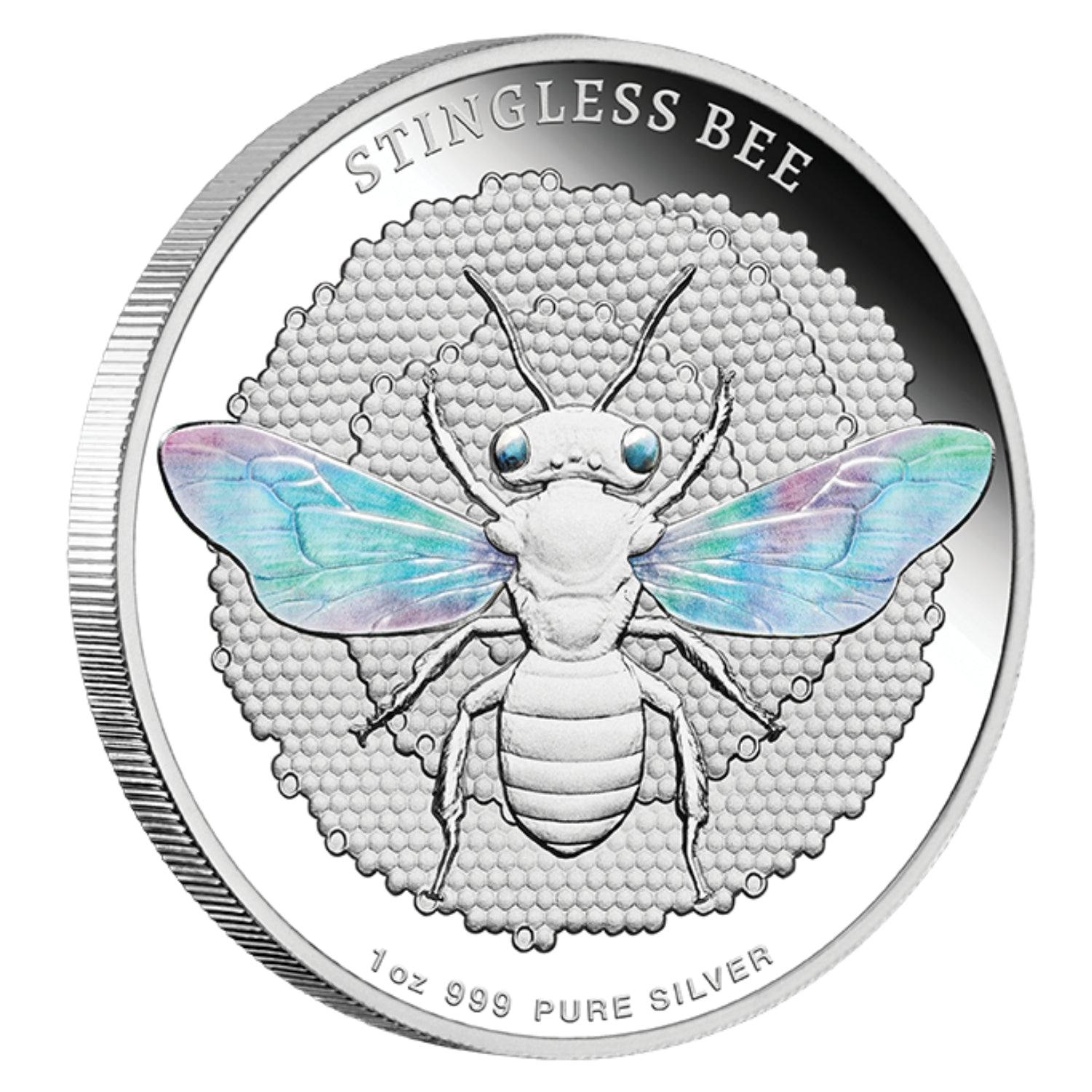 Australian Native Bees 2026 $2 Stingless Bee Hologram 1oz Silver