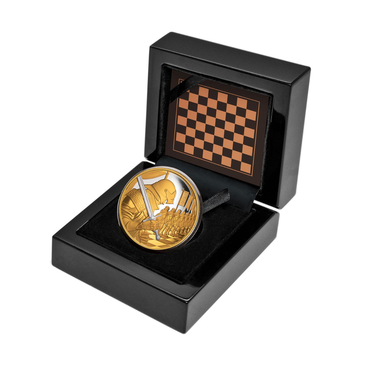 Chess Pawn 2026 $100 Platinum-plated 1oz Gold Proof Coin