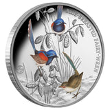 Birds of Australia 2026 $1 Blue-Breasted Fairy-Wren 1oz Silver Proof Coin