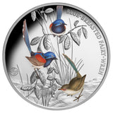 Birds of Australia 2026 $1 Blue-Breasted Fairy-Wren 1oz Silver Proof Coin