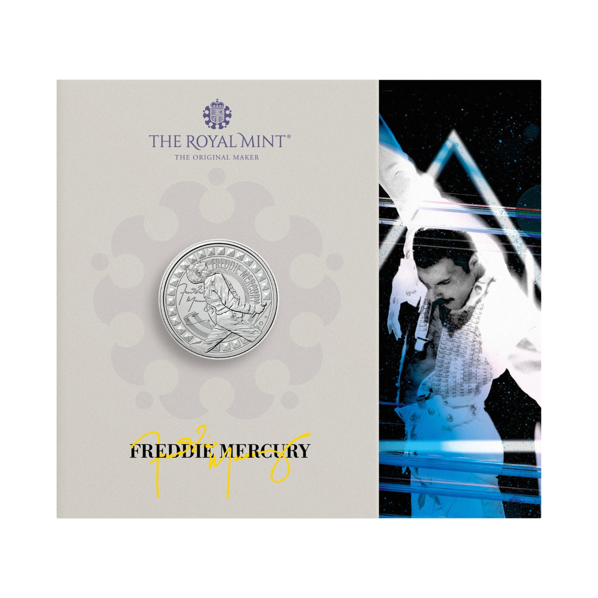 Great Britain Freddie Mercury 2025 £5 Cupro-Nickel Brilliant Uncirculated Coin